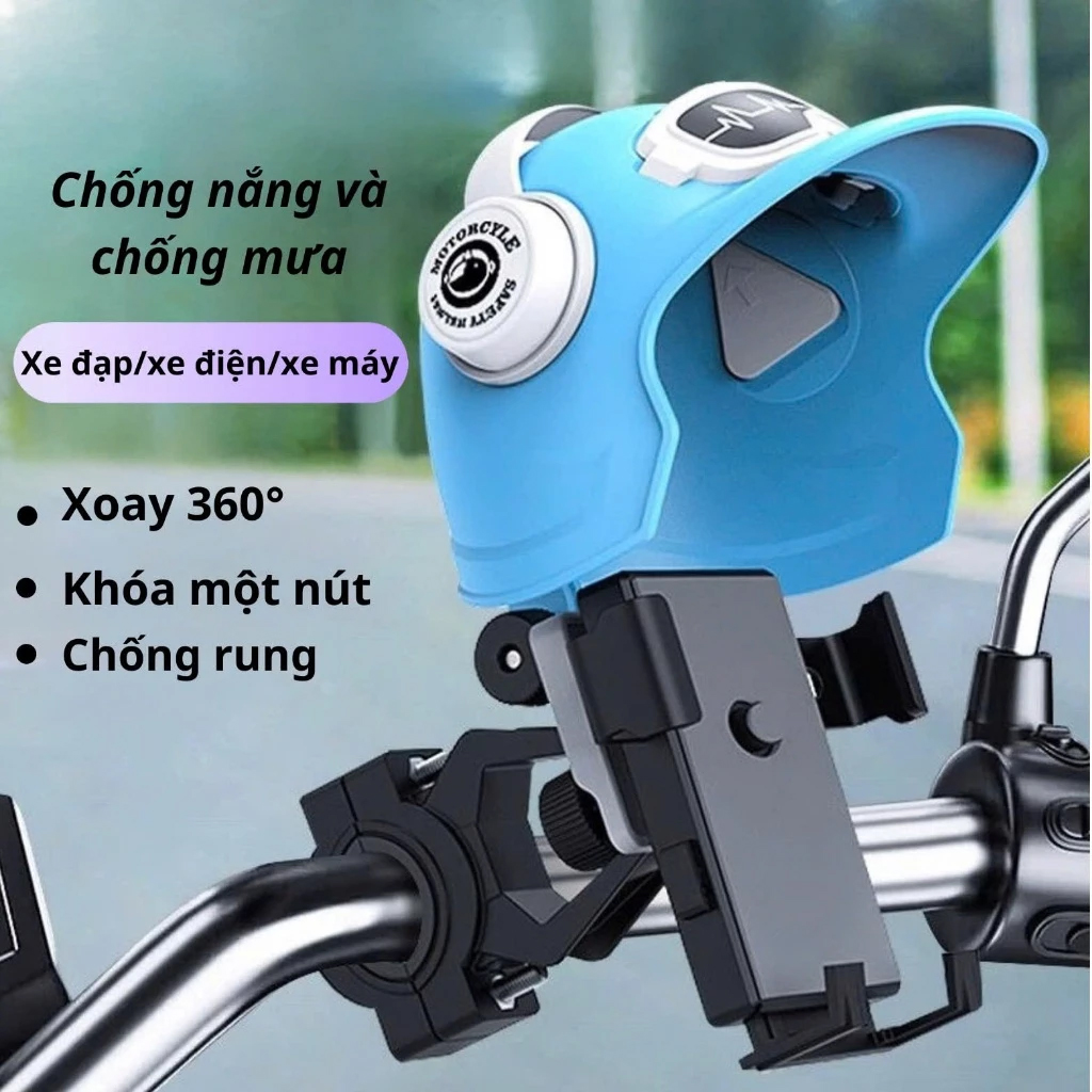 gia do dien thoai xe may kem mu bao hiem